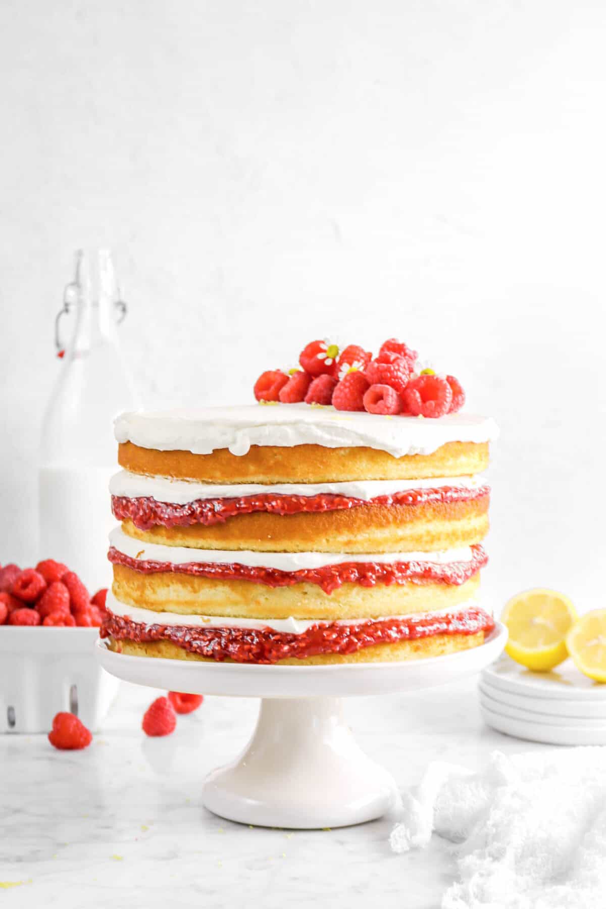 Lemon Raspberry Cake